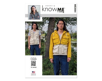 knowME sewing pattern - ME2064 - Men's vest and jacket