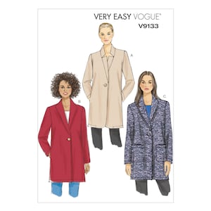 Vogue naaipatroon V9133 - jas - korte jas - blazer