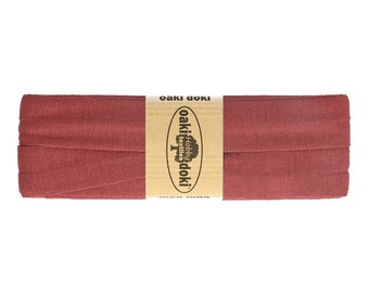 1.50EUR/ m , 3m Schrägband, Jersey, 20 mm, Rot-Rosa, 014