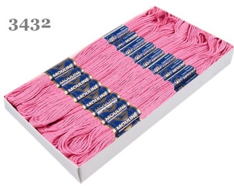 Nitarna embroidery thread - Mouline - 8 m - 6-thread, Peony