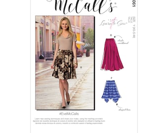 McCall's pattern M8061 - wide swinging skirt with stretch waistband