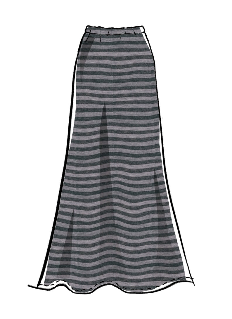 McCalls pattern M8055 skirt narrow or lively image 3