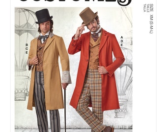 McCall's Sewing Pattern M8185 - Tailcoat, Vest and Pants - Steampunk - Victorian