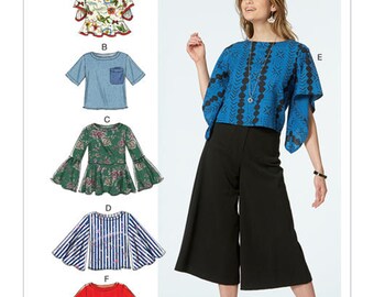 McCalls Pattern M7630 - Blouse - Short Blouse - Short Shirt