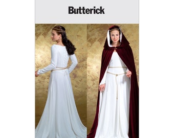 Butterick Schnittmuster - History - B4377 - Kleid und Umhang