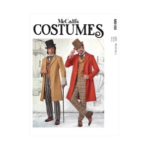 McCall&#39;s Sewing Pattern M8185 - Tailcoat, Waistcoat and Trousers - Steampunk - Victorian