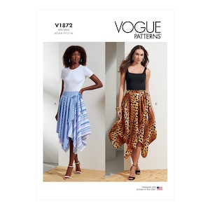 Vogue Schnittmuster V1872 - Rock - Wickelrock mit Zipfelabschluss