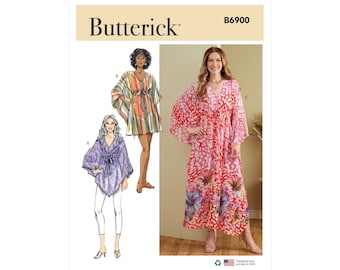 Butterick Schnittmuster - B6900 - Bluse oder Kleid für Strand und Freizeit