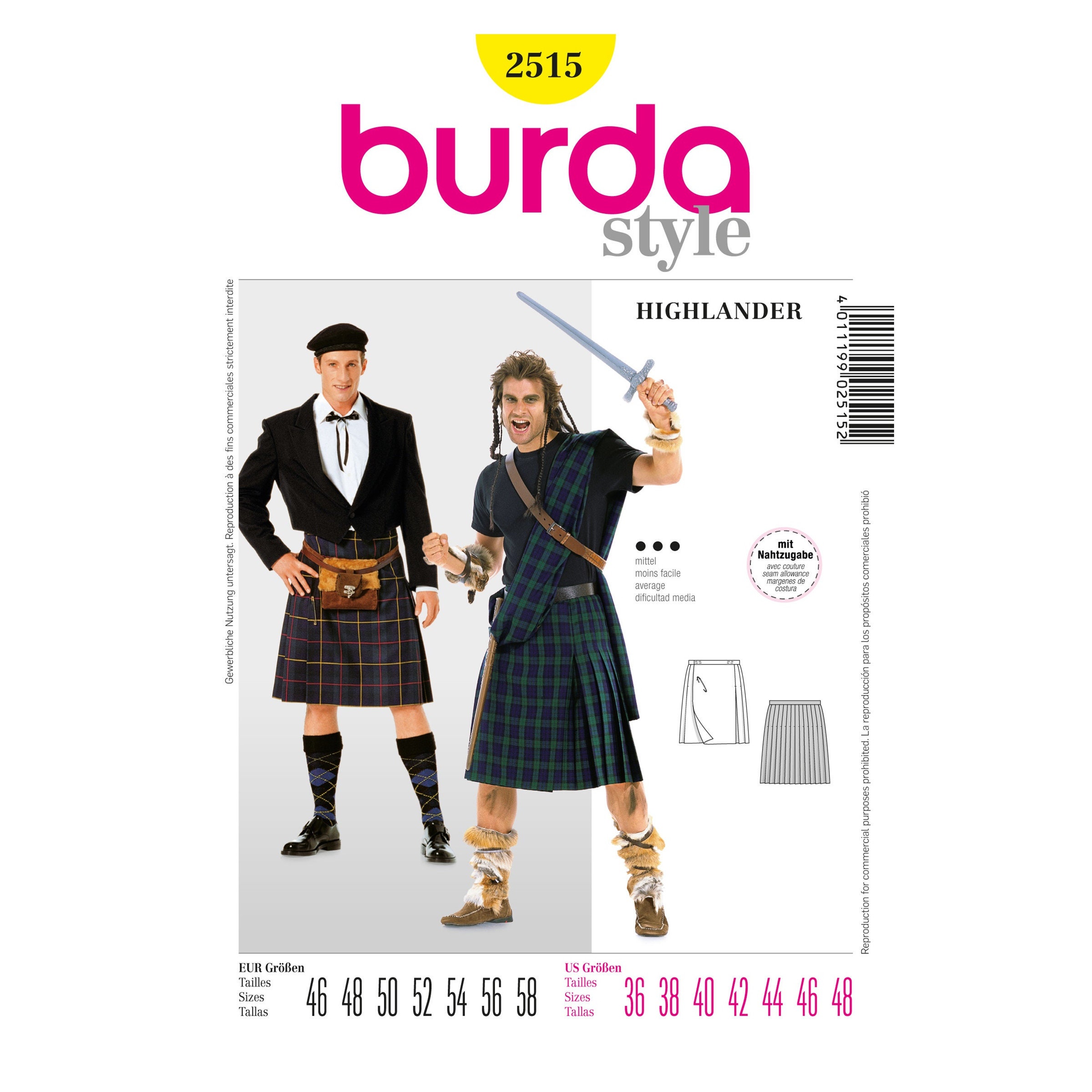 Burda Schnittmuster 2393 'Marilyn' – Nackholder-Kleid In Gr. 36-48