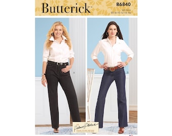 Butterick Schnittmuster - B6840 - Damenhose, Jeans