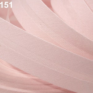 1.20EUR/m , 3m Schrägband, Baumwolle, 30mm, rosa Bild 2