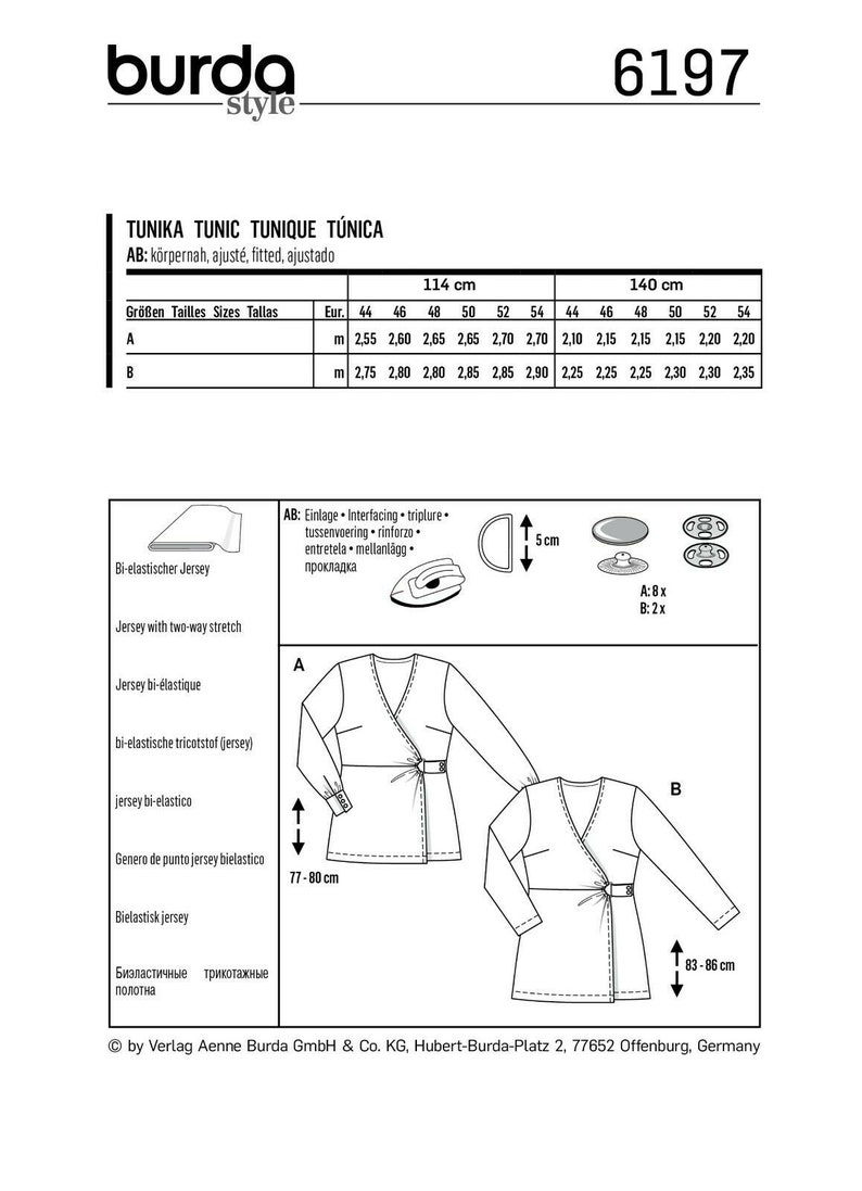 бурда выкройки размеры