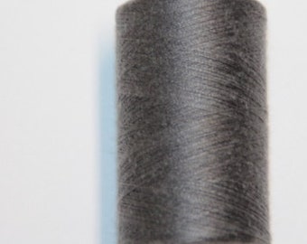 Polyester, Nähgarn, 500 Meter - dunkles grau, 1258