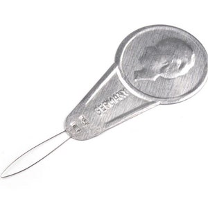 10 pcs. needle threader - threading aid - threader - silver