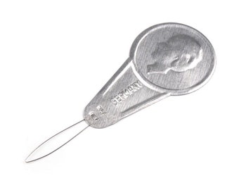 10 Stck. Nadeleinfädler - Einfädelhilfe - Einfädler - silber