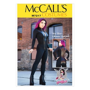 McCalls Sewing Pattern M7217 - Catsuit - Cosplay - Yaya Han - Bodysuit