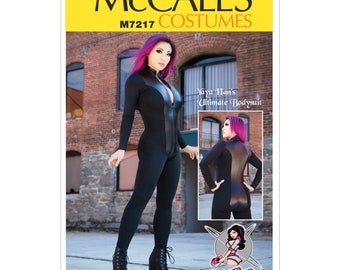 McCalls Sewing Pattern M7217 - Catsuit - Cosplay - Yaya Han - Bodysuit