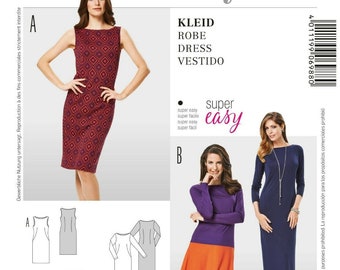 Burda Style Cut Pattern-Dress-narrow dress-Evening Dress-# 6988