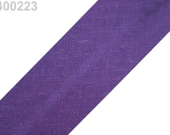 1.20EUR/meter - 3 m bias tape - cotton - 30 mm - violet, lilac