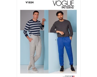 Vogue pattern V1854 - Pantalon de survêtement - Jogger - Pantalon décontracté