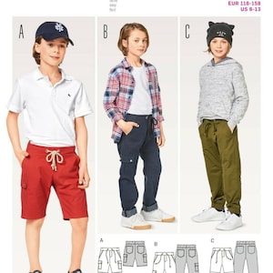 Burda Style sewing pattern - trousers - elastic waistband & drawstring - No. 9354