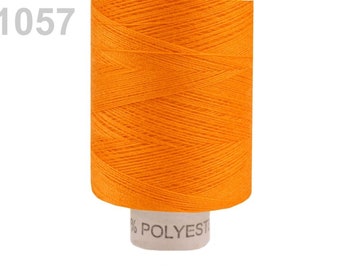 Polyester, sewing thread, 500 meters - orange, 1057