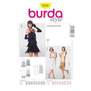 Burda Style Naaipatroon - Charleston - Jurk - Onderjurk - Nr. 2376