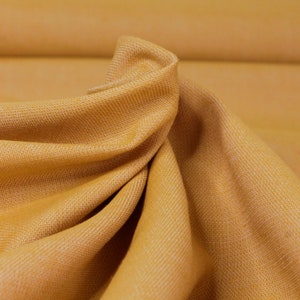 14,96EUR/ 1 m woven fabric, Tencel, linen, summer fabric, Swafing, Elina, mustard