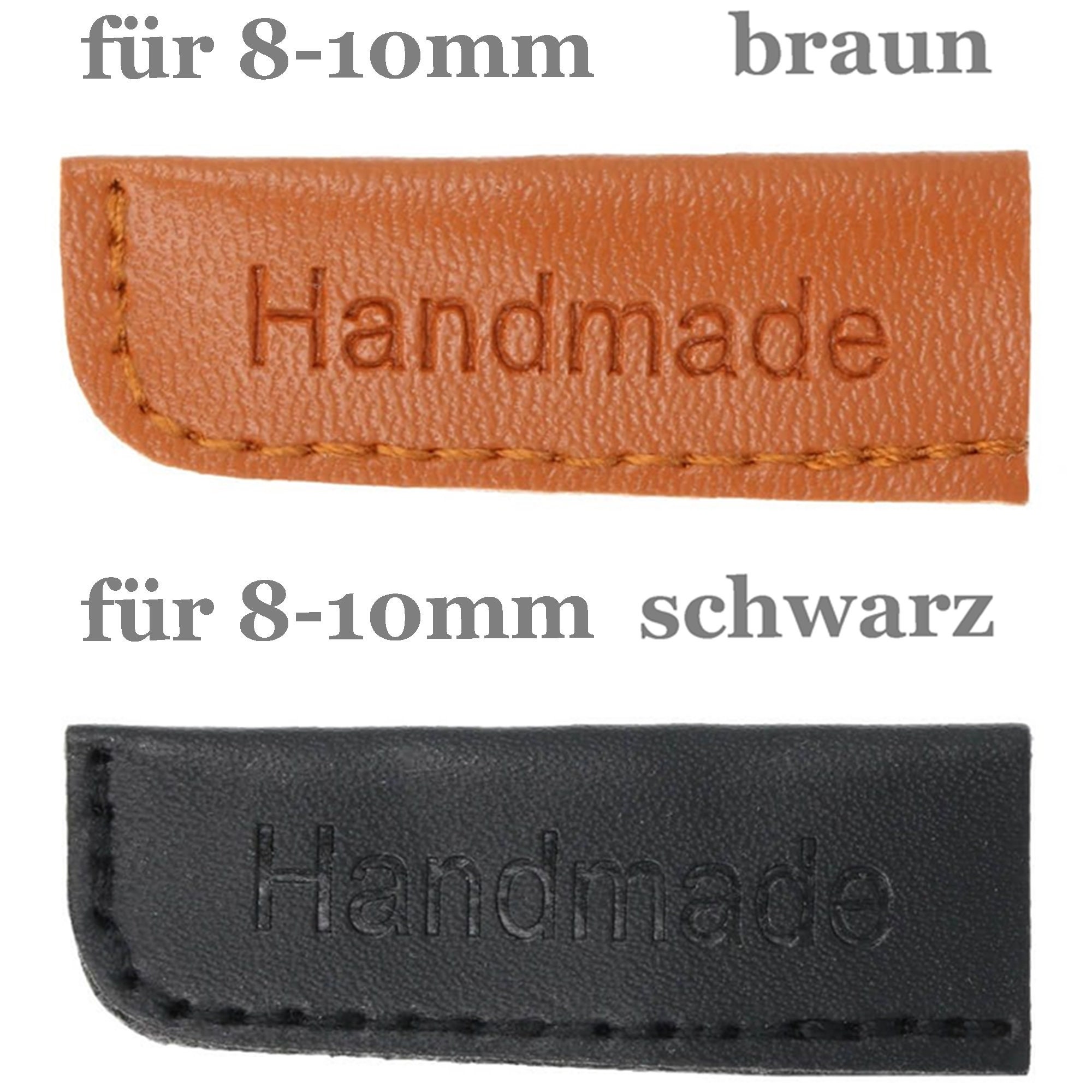 Paar (6 Kordelenden 50mm für 8-10 mm Kordeln