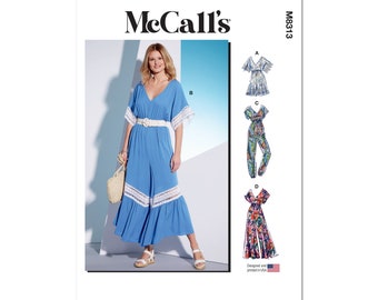 McCalls Schnittmuster M8313 - Overall für Damen