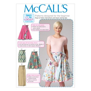 McCall's Sewing Pattern M7129 - Skirt - Wrap Skirt