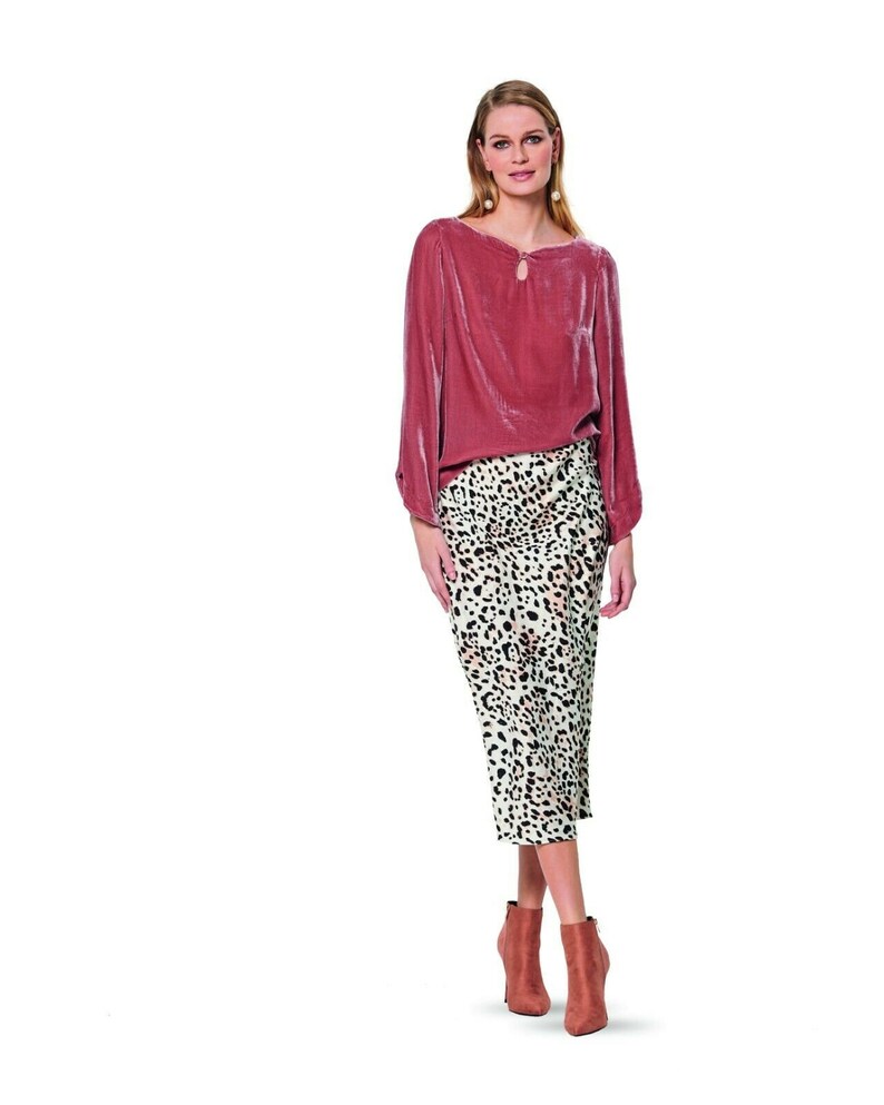 Burda Style Sewing Pattern Tunic with Eye-catching Tunic No.6159