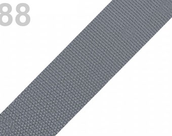 1.07EUR/m, 3m Gurtband, 30mm, grau
