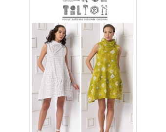 Vogue pattern V9112 - Dress - Mini with shawl collar