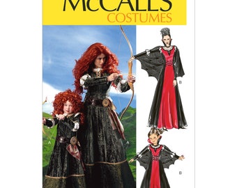 McCalls Sewing Pattern M6817 - Larp - Fantasy - Cosplay - Dress - Girls, Women