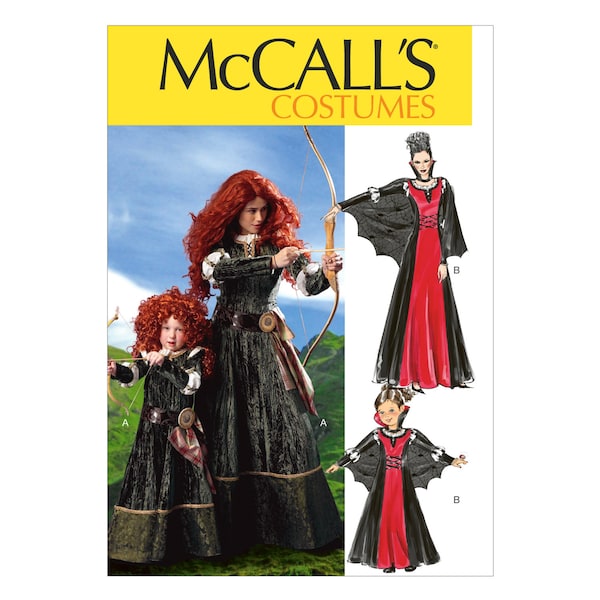 McCalls Sewing Pattern M6817 - Larp - Fantasy - Cosplay - Dress - Girls, Women