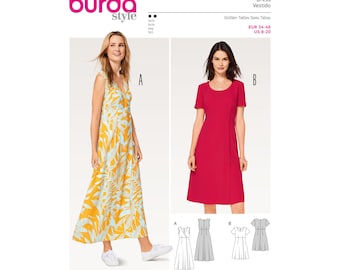 Burda Style Schnittmuster - Kleid mit Wickeleffekt - Nr.6496