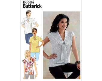 Butterick Schnittmuster - B6684 - einfache Sommerbluse