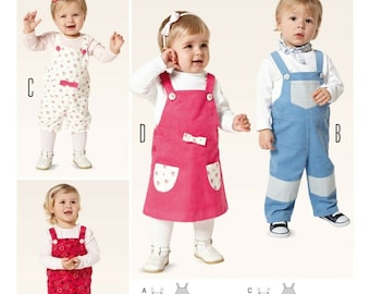 Burda Kids Sewing Pattern - Dungarees & Dress - Strap Skirt - No. 9424