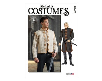 McCalls Sewing Pattern M8423 - Medieval Robe, Doublet