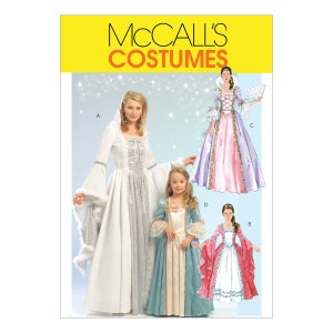 McCall&#39;s Sewing Pattern M5731 - Costumes - Medieval Princess Dresses