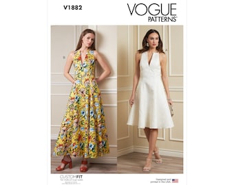 Vogue Sewing Pattern V1882 - Dress, Summer Dress