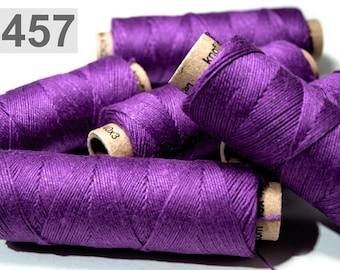 1 roll, 50 m linen yarn, yarn, purple, 457