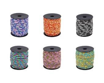 1.06EUR/meter - 4 m rubber cord - multicolor - 5 mm - rubber cord - various colors