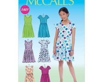 McCalls Schnittmuster M7079 - Kleid - Mädchen - Teenie