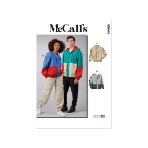 McCalls Sewing Pattern M8440 - Windbreaker, Unisex