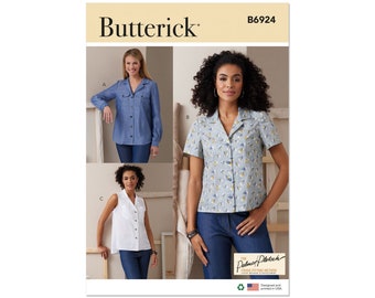 Butterick Sewing Pattern - B6924 - Sporty Lapel Collar Shirt