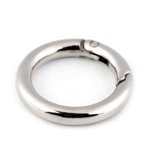 Bag ring - carabiner - ring carabiner - Ø 34 and 38 mm - 4 colors