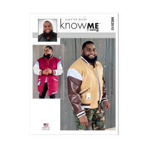 knowME Sewing Pattern - ME2010 - Men&#39;s Blouson Jacket