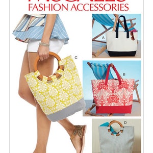 McCalls sewing pattern M7611 - Bag - Beach bag - Shopper